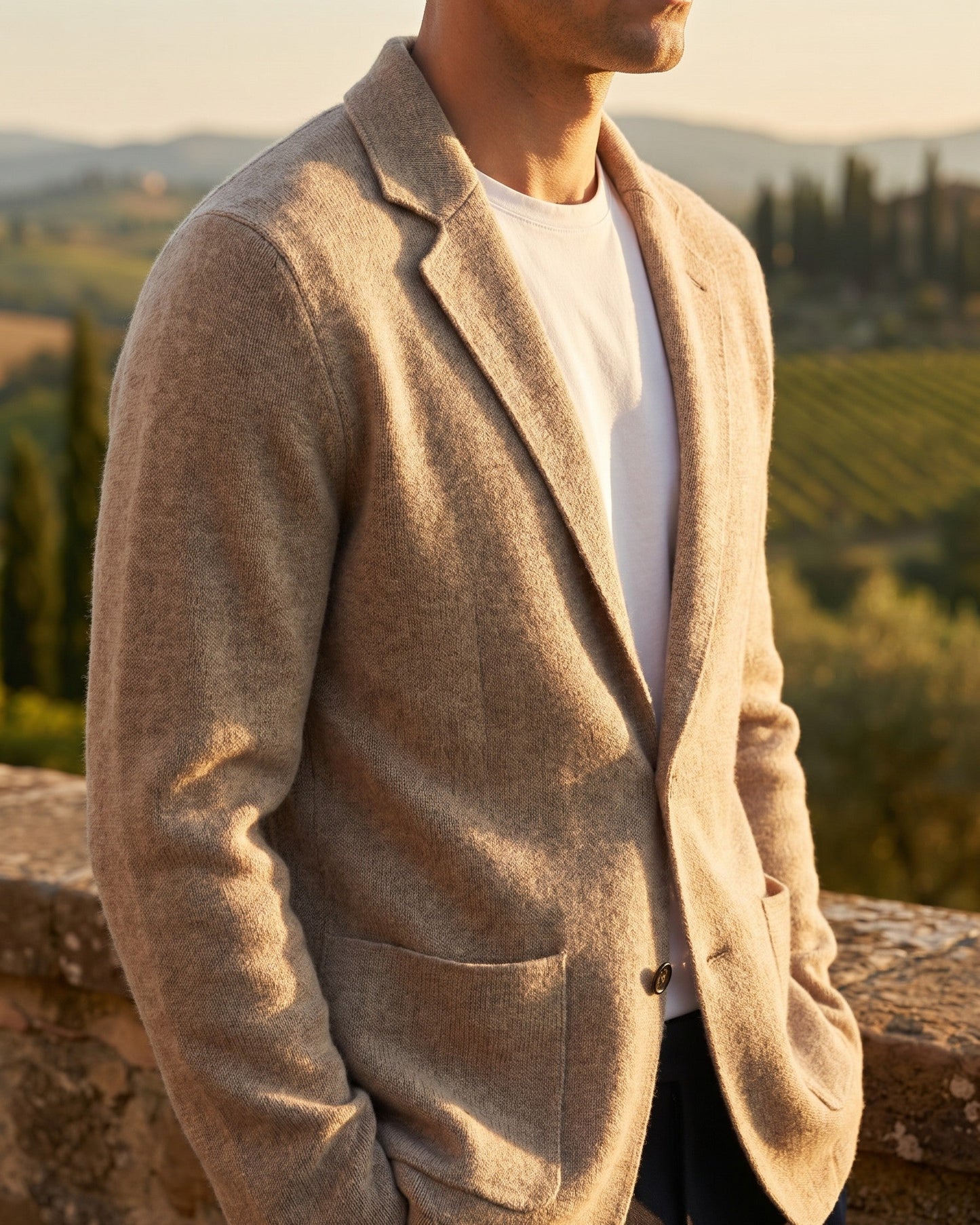 Tomas Cashmere Knit Blazer