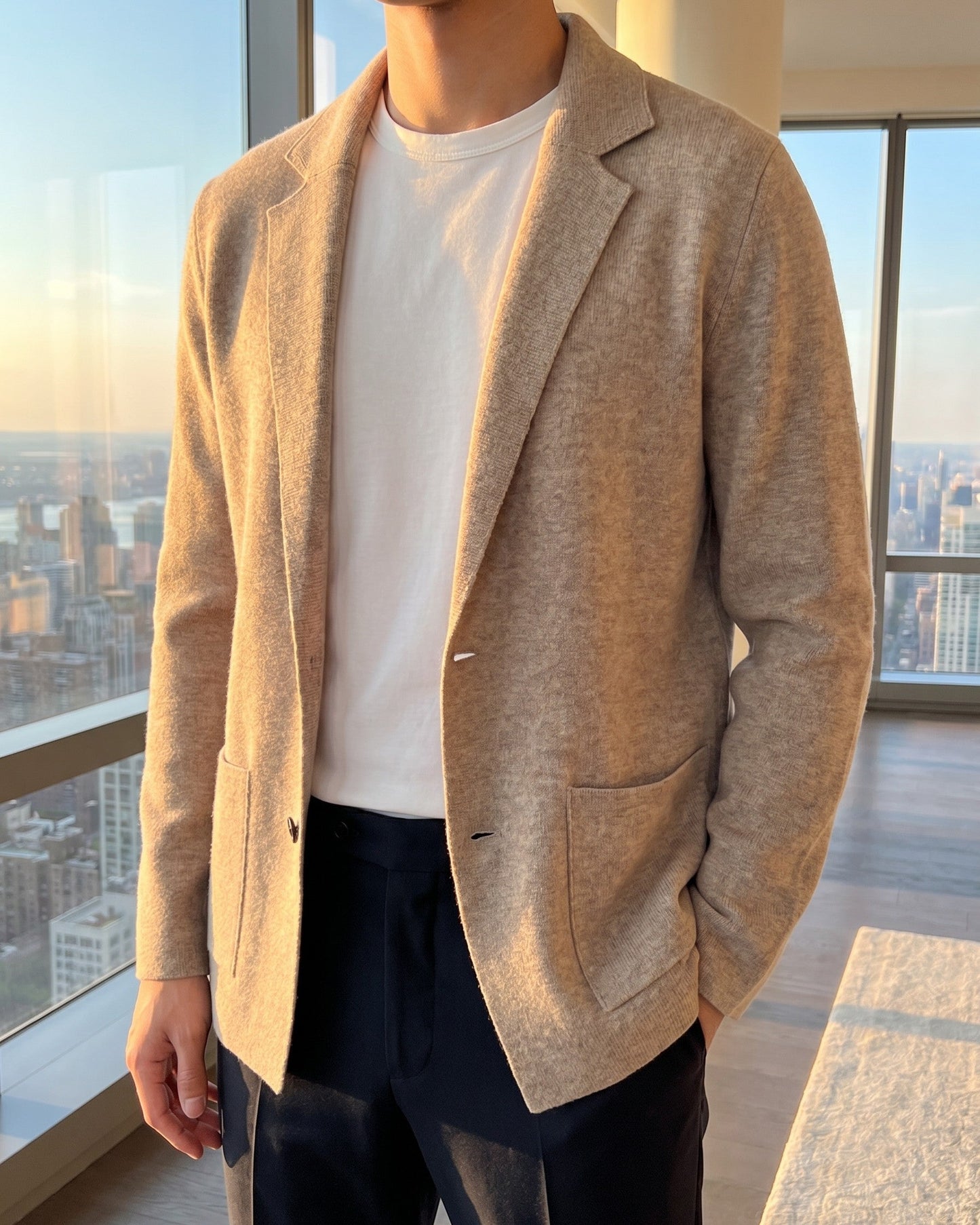 Tomas Cashmere Knit Blazer