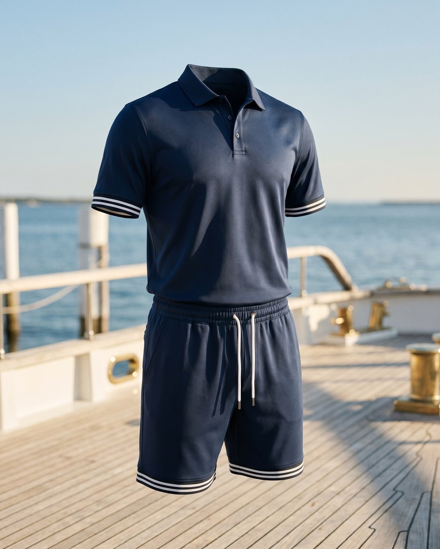 Nestor Polo and Shorts Set