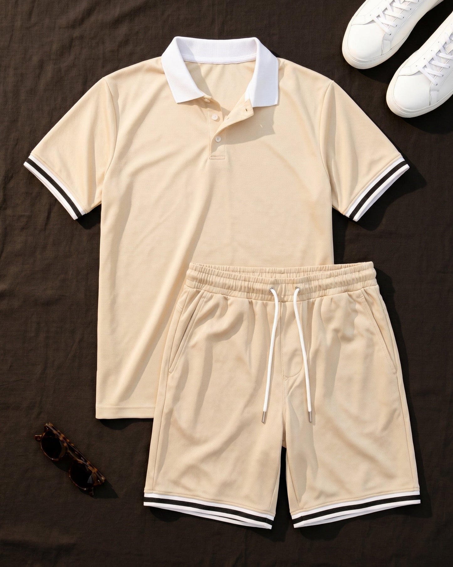 Nestor Polo and Shorts Set