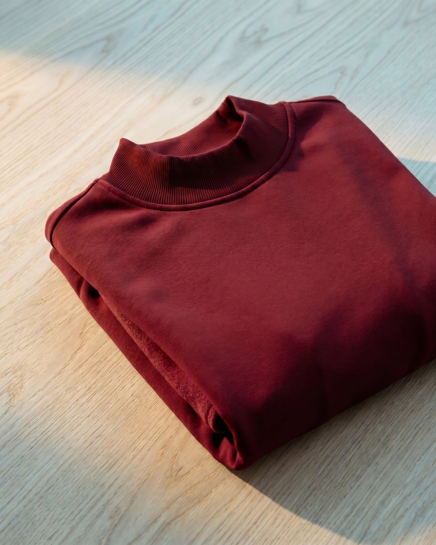 Cesar Mock Neck Long Sleeve Top