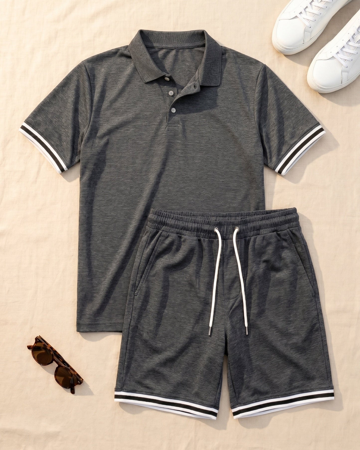Nestor Polo and Shorts Set