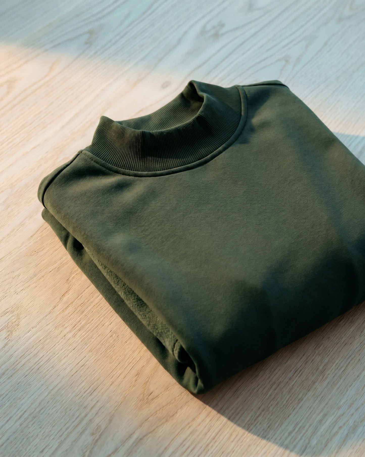 Cesar Mock Neck Long Sleeve Top
