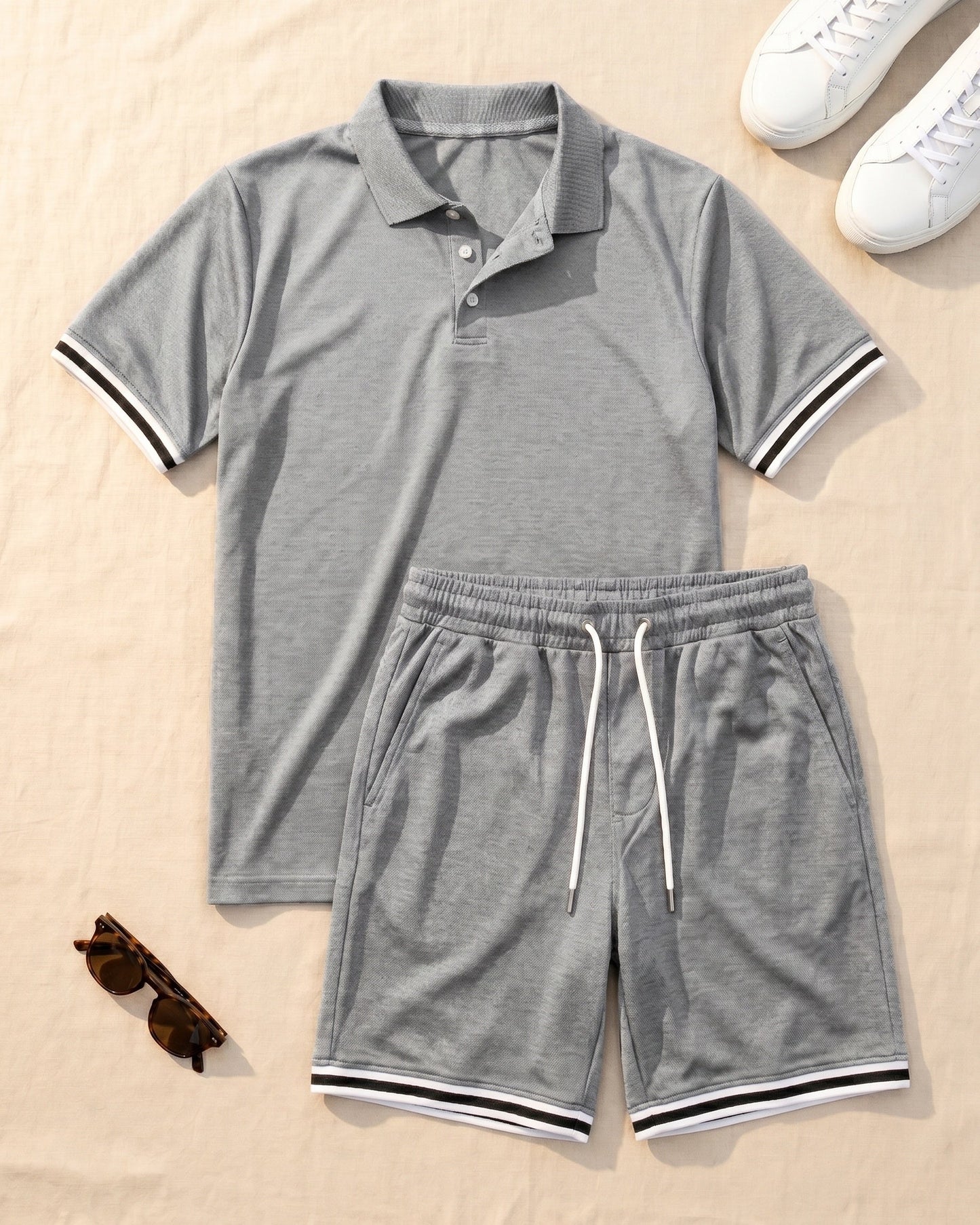 Nestor Polo and Shorts Set