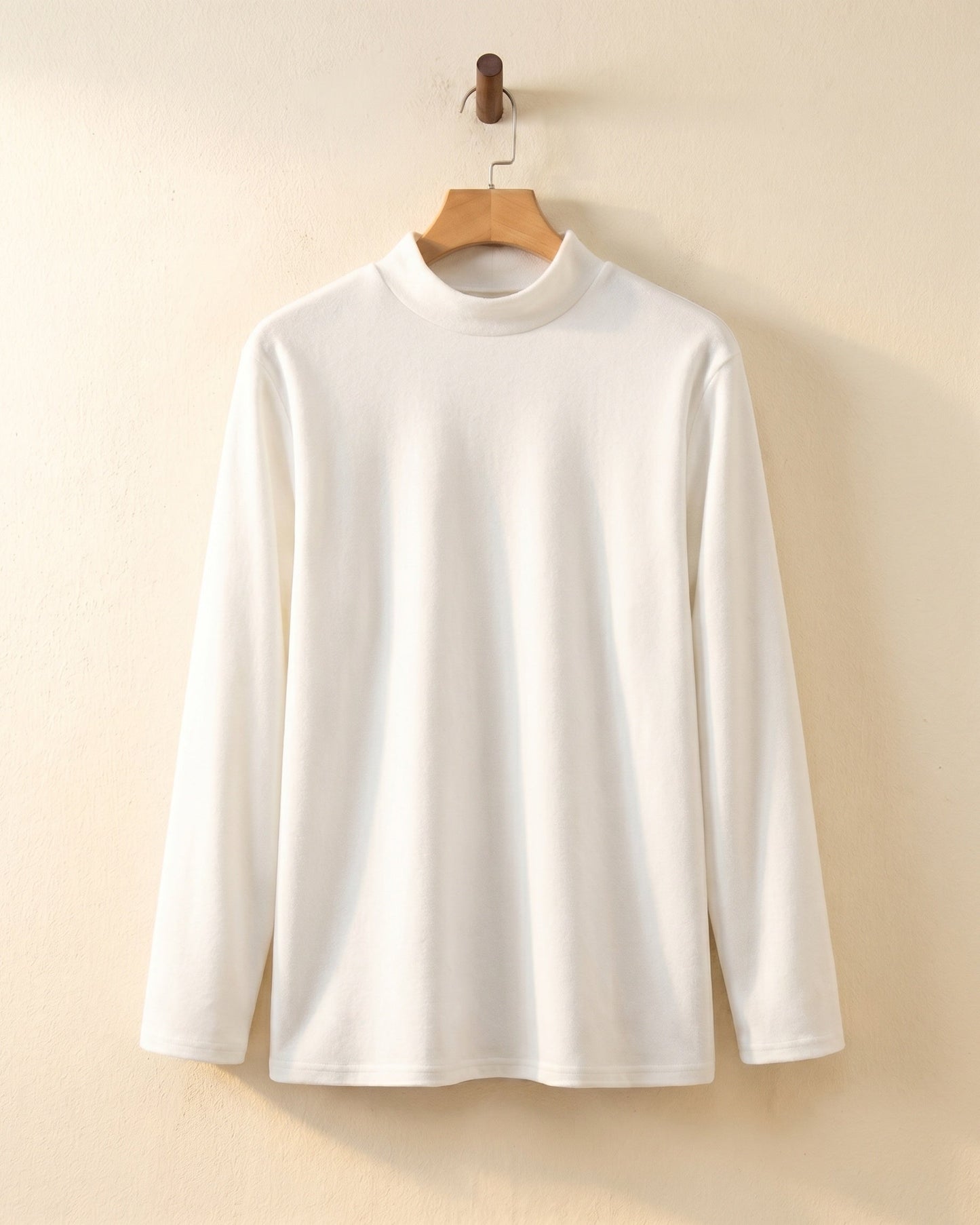 Cesar Mock Neck Long Sleeve Top