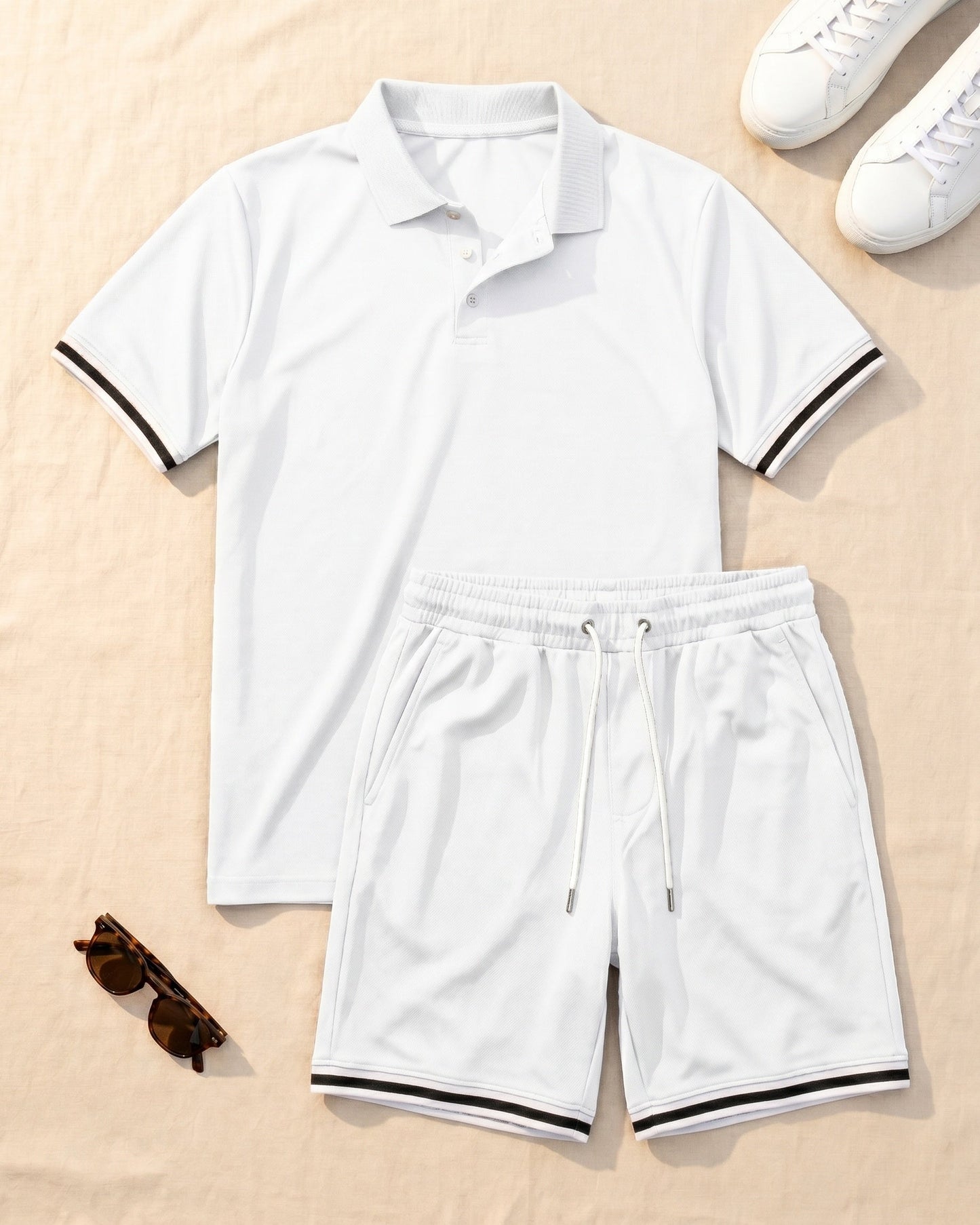Nestor Polo and Shorts Set